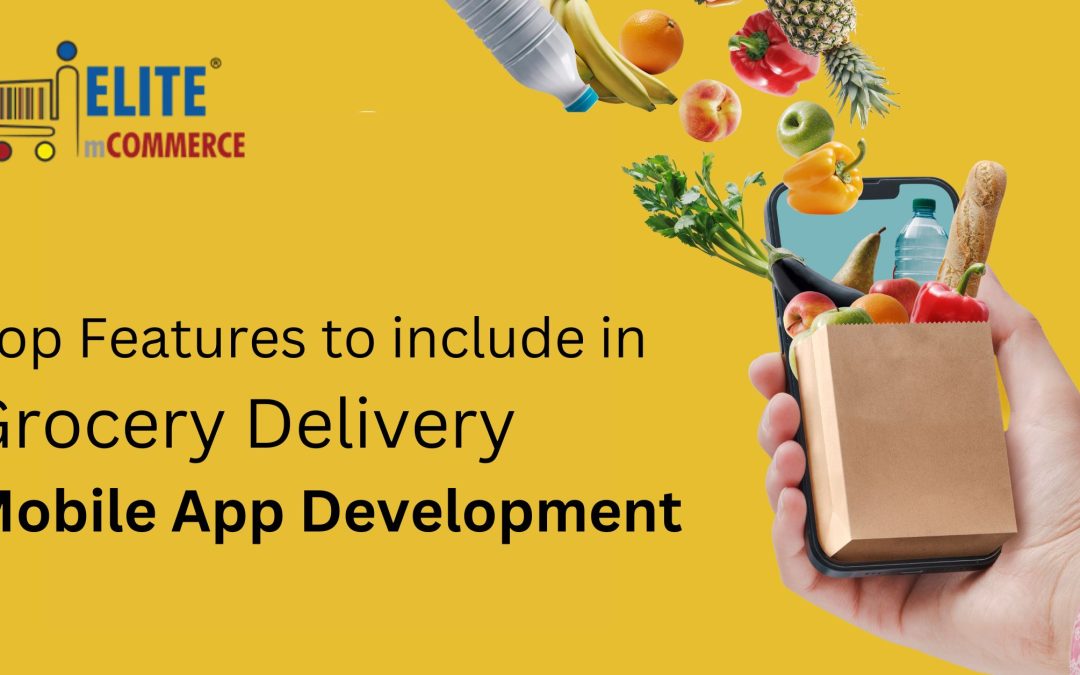 Top Features to include in Grocery delivery mobile app development