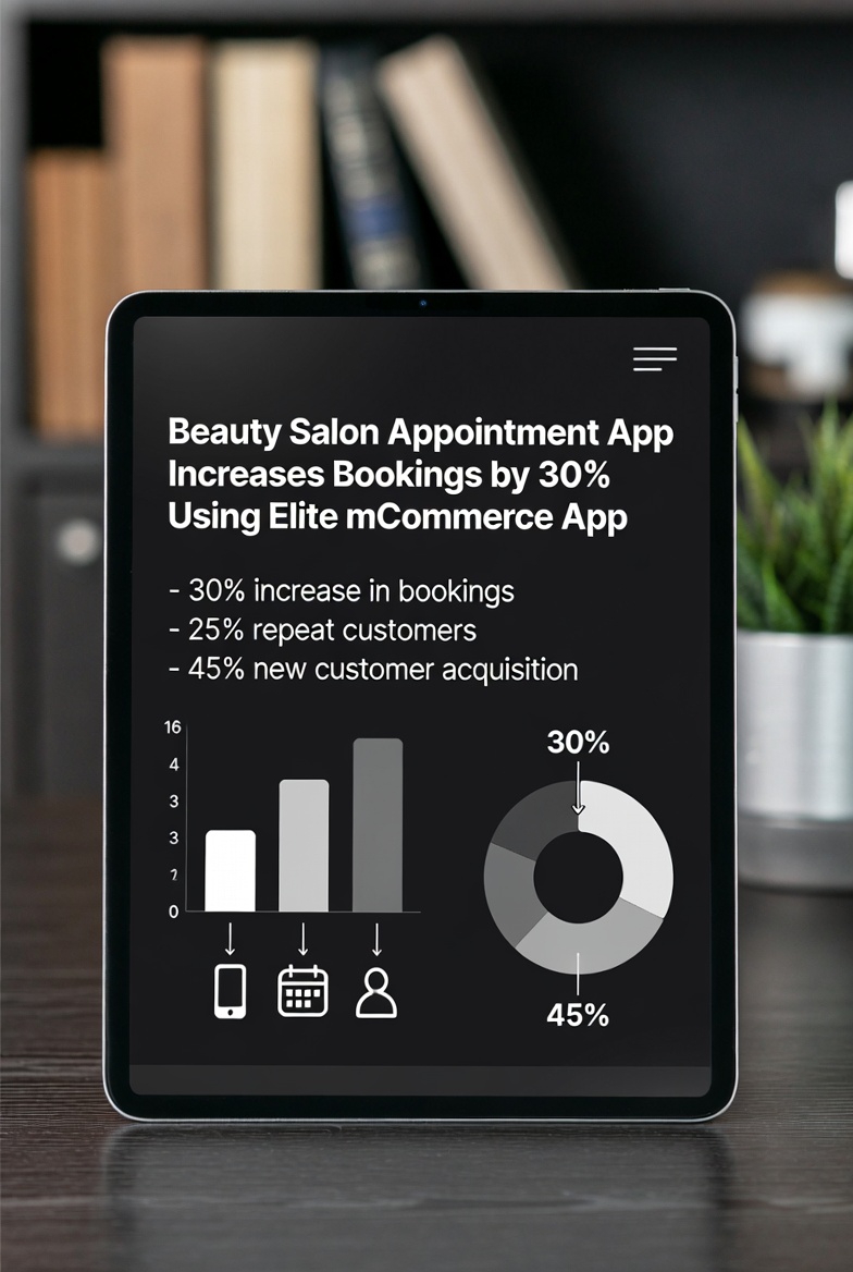 How a Beauty Salons Appointment App Increases Bookings by % Using Elite mCommerce App How a Beauty Salons Appointment App Increases Bookings by % Using Elite mCommerce App