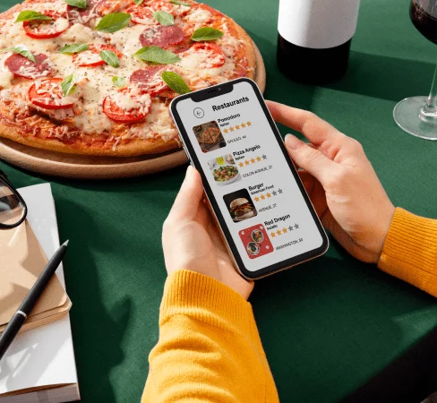 Elite Food Delivery App mobile screen preview